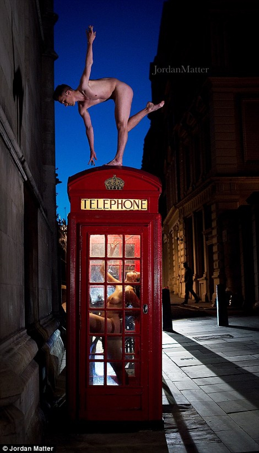 Desnudos en la gran ciudad: bailarines y bailarinas desnudos para un proyecto fotográfico único