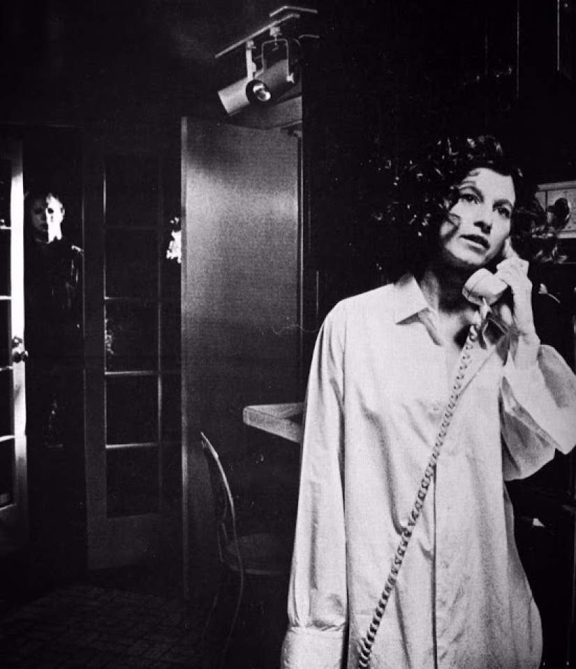 Detrás de escena de la filmación de la película "Halloween" - clásicos del terror