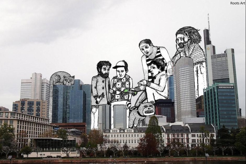 dibujos en el cielo