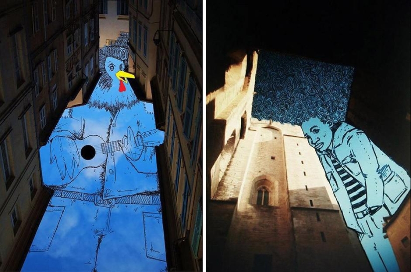 dibujos en el cielo
