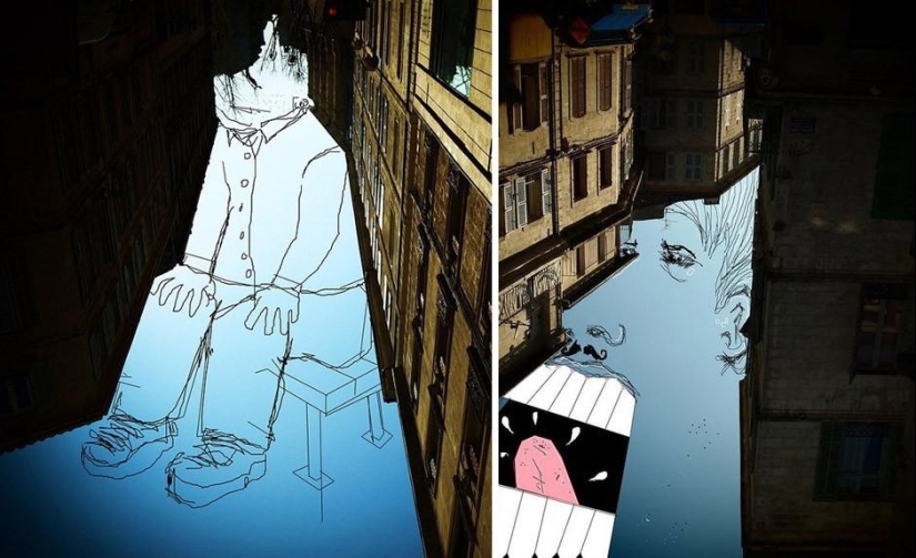 dibujos en el cielo
