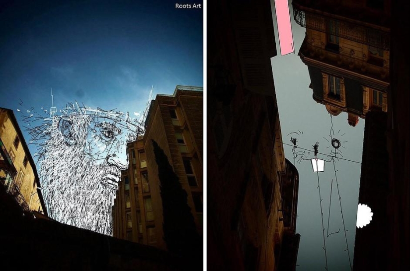 dibujos en el cielo