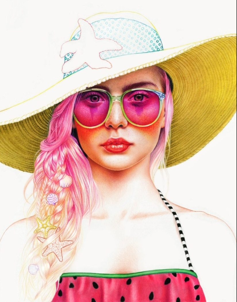 Dibujos hiperrealistas de objetos ordinarios