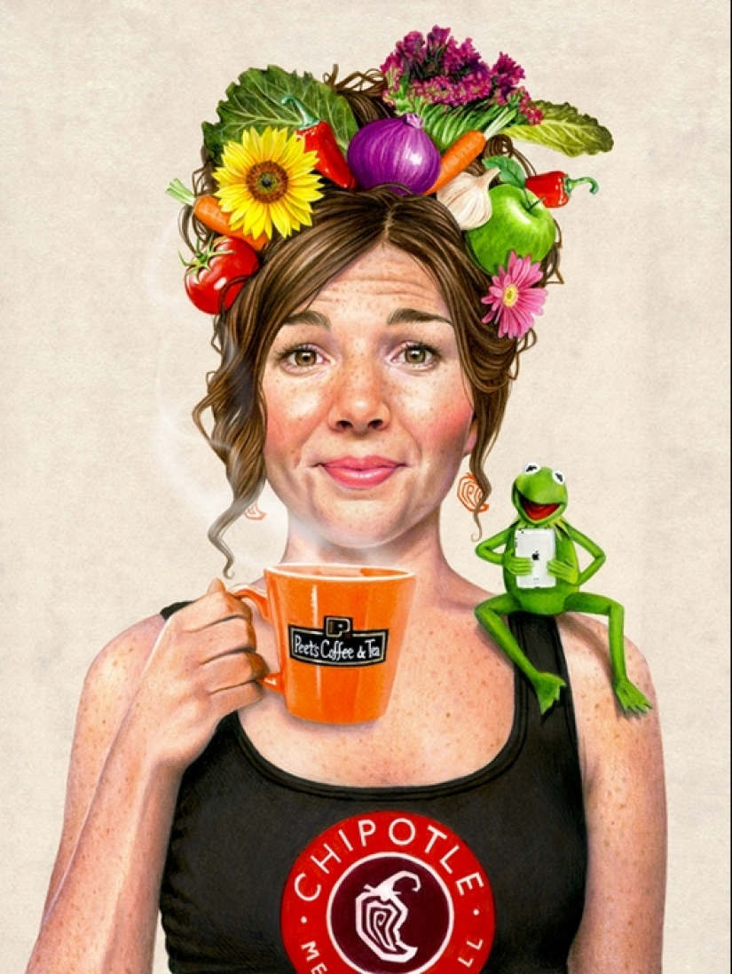 Dibujos hiperrealistas de objetos ordinarios