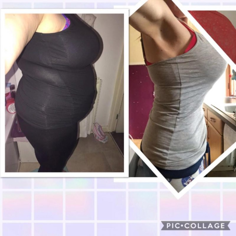 Diet fast cooking: a woman threw half the weight, eating junk food and semi-finished products