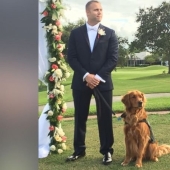Disabled Veteran Makes His Service Dog Best Man at His Wedding Disabled Veteran Makes His Service Dog Best Man at His Wedding