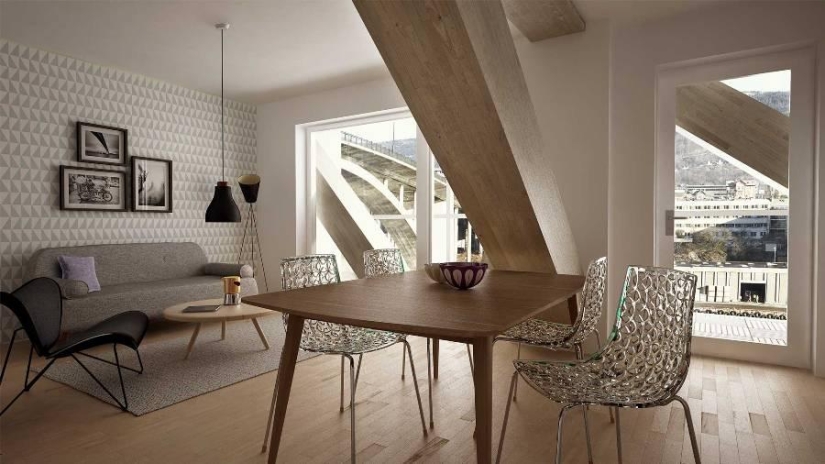Diseño escandinavo, o La casa Treet más alta se construirá en la ciudad de Bergen