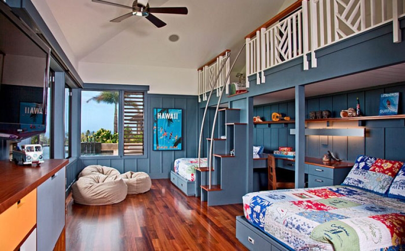 Diversión tropical: 20 impresionantes interiores de habitaciones para niños Diversión tropical: 20 impresionantes interiores de habitaciones para niños