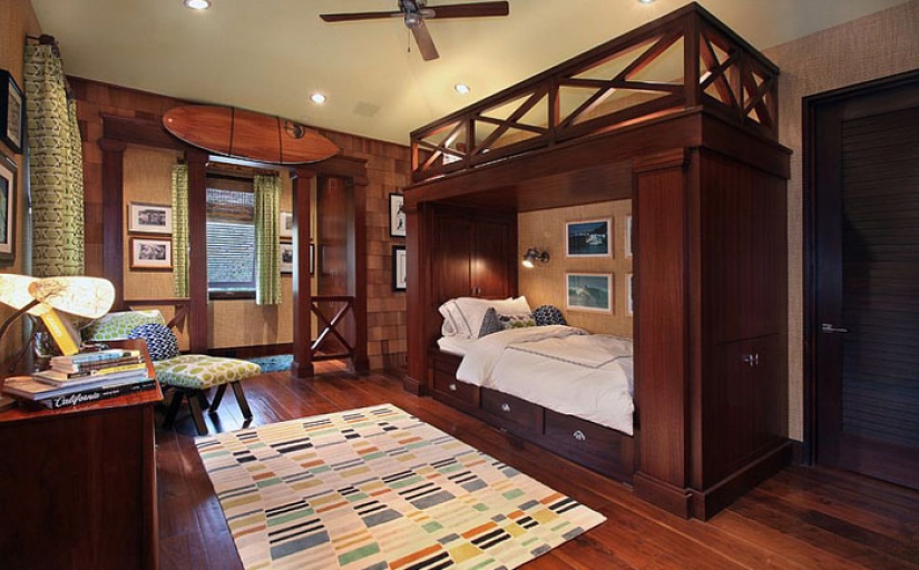 Diversión tropical: 20 impresionantes interiores de habitaciones para niños Diversión tropical: 20 impresionantes interiores de habitaciones para niños