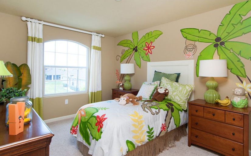 Diversión tropical: 20 impresionantes interiores de habitaciones para niños Diversión tropical: 20 impresionantes interiores de habitaciones para niños