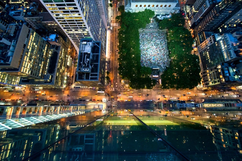 Dizzying New York from the height of skyscrapers