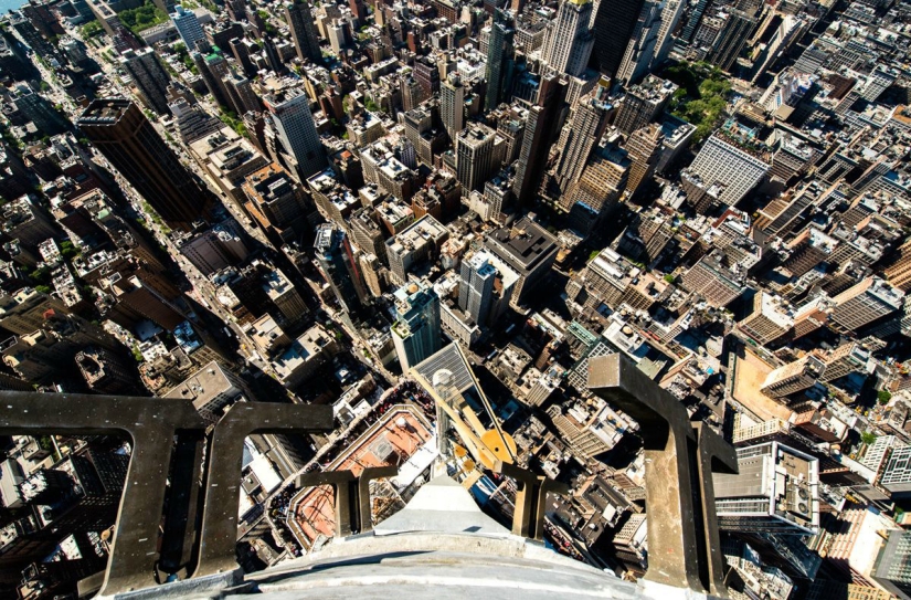 Dizzying New York from the height of skyscrapers