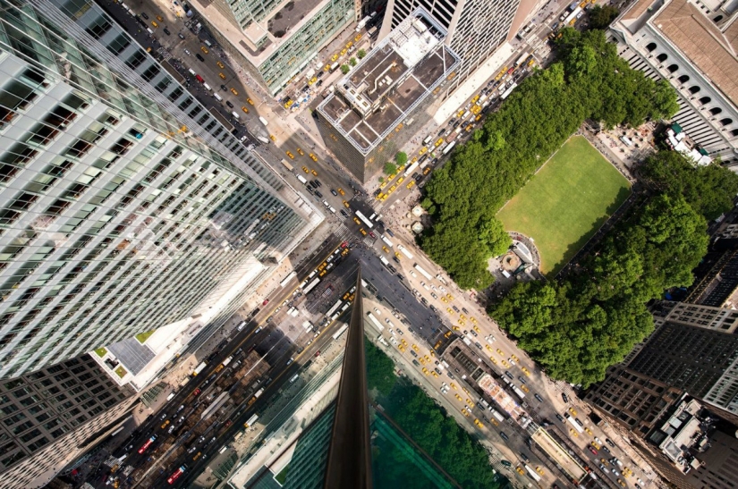 Dizzying New York from the height of skyscrapers