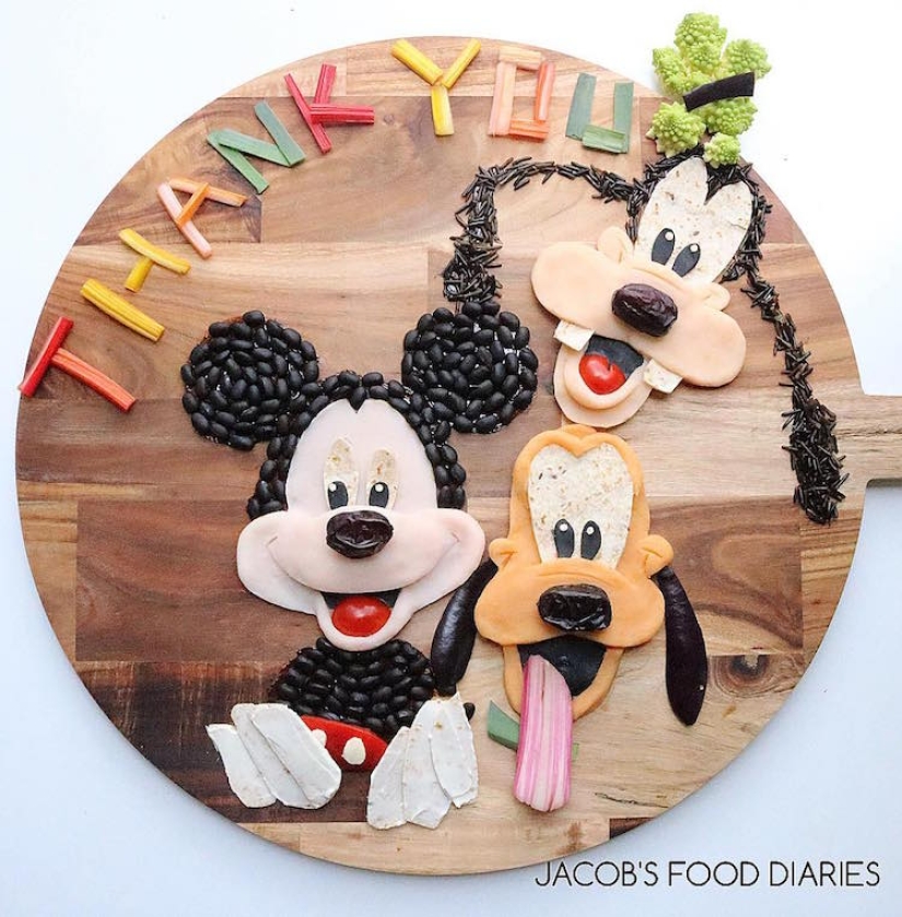 ¿Dónde está mi cuchara grande? La artista cocina dibujos animados comestibles para su hijo ¿Dónde está mi cuchara grande? La artista cocina dibujos animados comestibles para su hijo