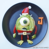 ¿Dónde está mi cuchara grande? La artista cocina dibujos animados comestibles para su hijo