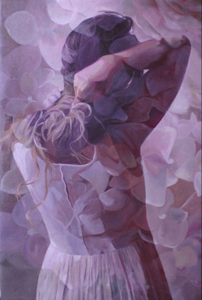 Doble exposición en lienzos de Pacayla Rae Bean