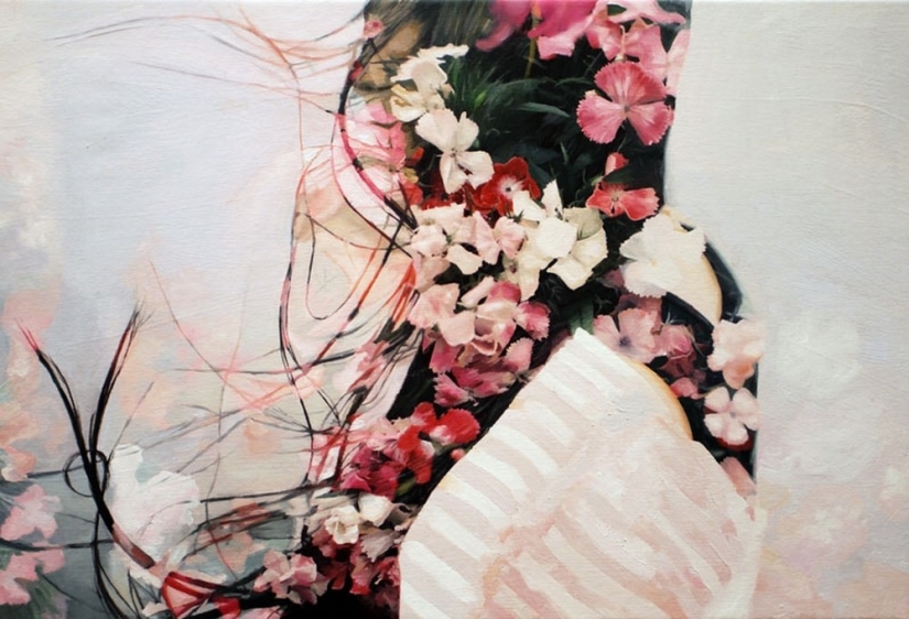 Double exposure on Pacayla Rae Bean's canvases Double exposure on Pacayla Rae Bean's canvases