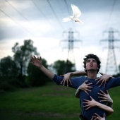 Dramatic self-portraits of a 19-year-old romantic