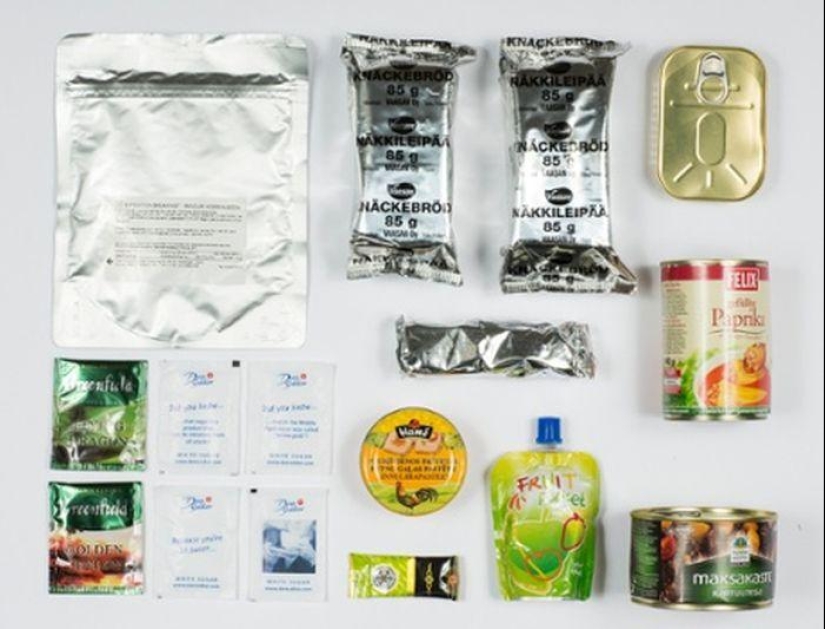 Dry rations in different armies of the world