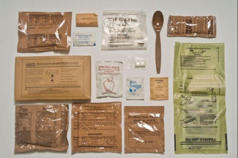 Dry rations in different armies of the world