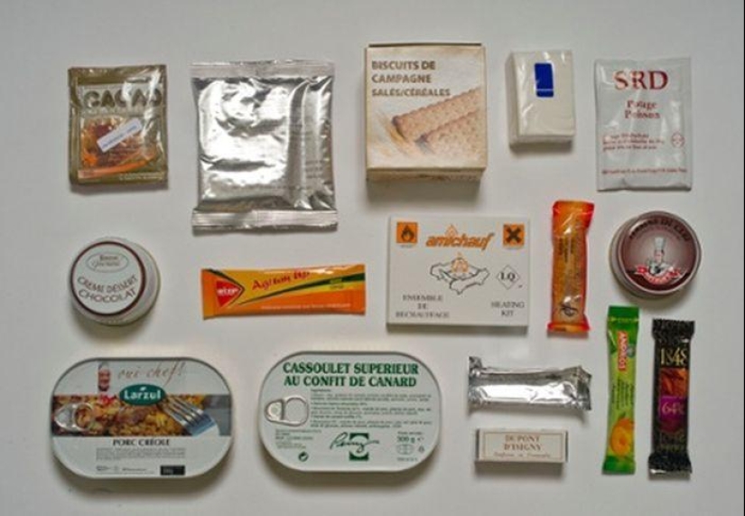 Dry rations in different armies of the world