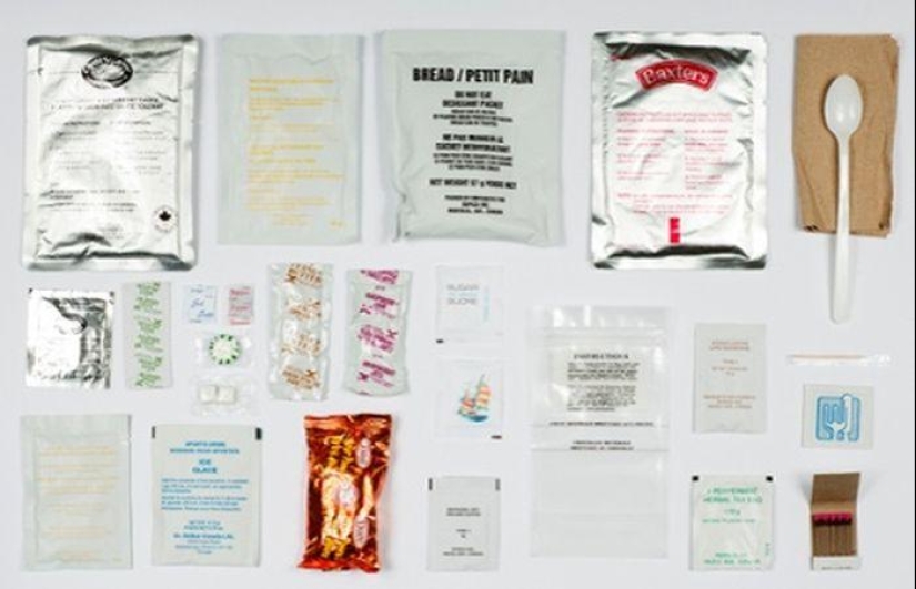 Dry rations in different armies of the world