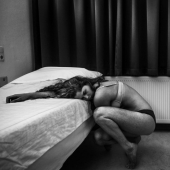 Dutch woman hospitalized with depression documents her experience in startling self-portraits