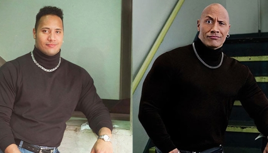 Dwayne Johnson Recreated Viral Meme Of Younger Self For Christmas, And Fans Were Not Ready Dwayne Johnson Recreated Viral Meme Of Younger Self For Christmas, And Fans Were Not Ready