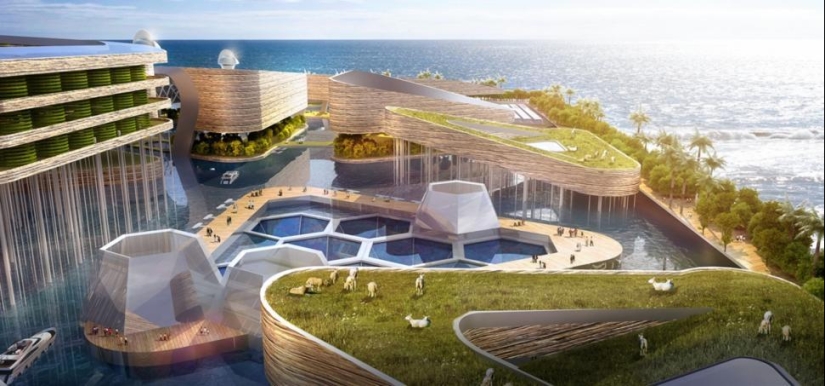 Eco Atlantis - the city of the future off the coast of China Eco Atlantis - the city of the future off the coast of China