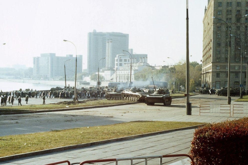 Ejecución de la Casa de los Soviets el 4 de octubre de 1993