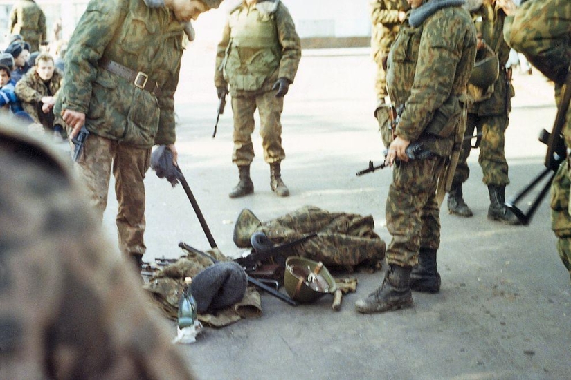 Ejecución de la Casa de los Soviets el 4 de octubre de 1993