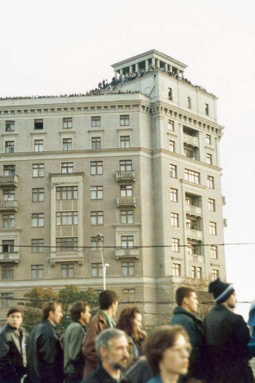 Ejecución de la Casa de los Soviets el 4 de octubre de 1993