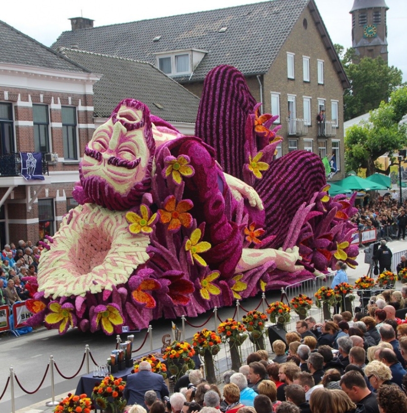 El desfile de flores más grande del mundo en Holanda dedicado a Van Gogh