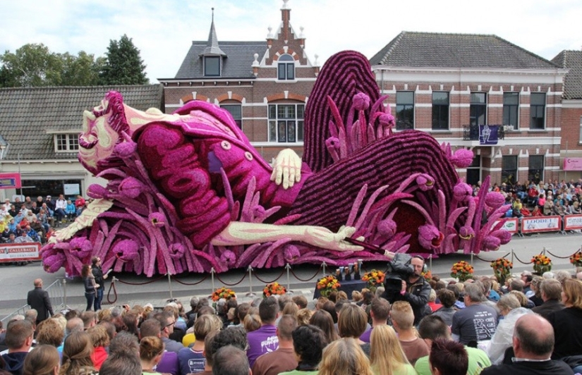 El desfile de flores más grande del mundo en Holanda dedicado a Van Gogh