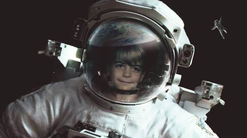 El diseñador colocó fotos infantiles de actores en carteles de películas