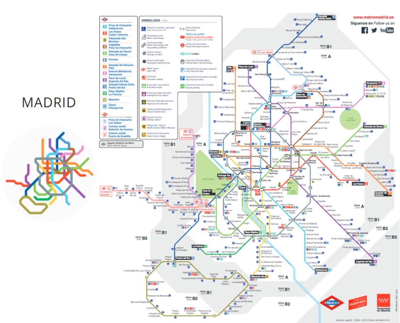 El diseñador convirtió los esquemas del metro mundial en símbolos minimalistas