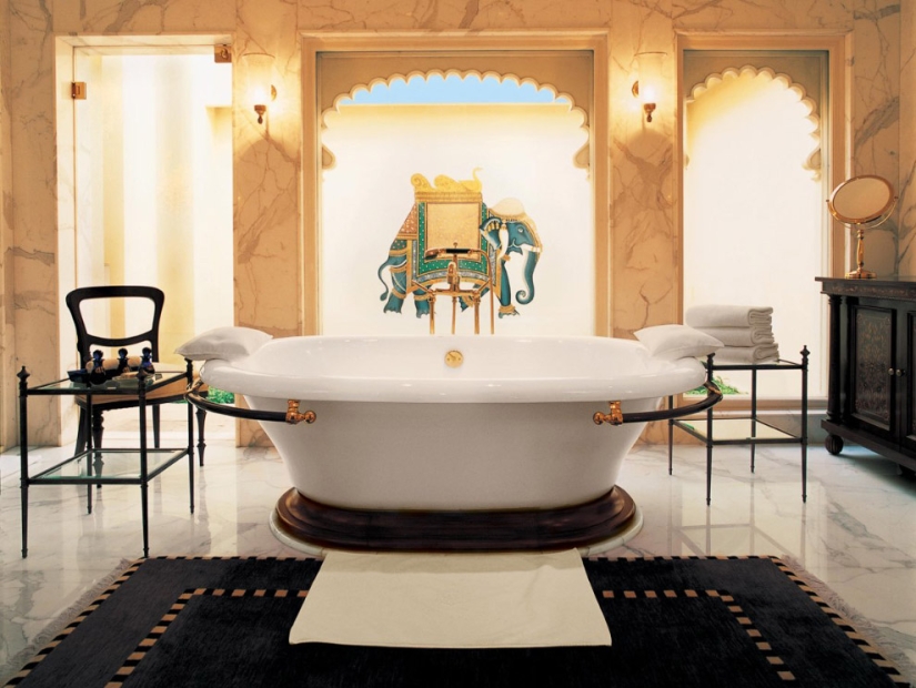 El hotel más lujoso de la India. El hotel más lujoso de la India.