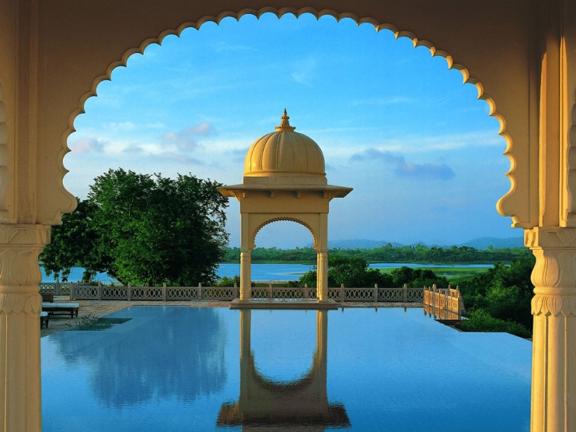 El hotel más lujoso de la India. El hotel más lujoso de la India.