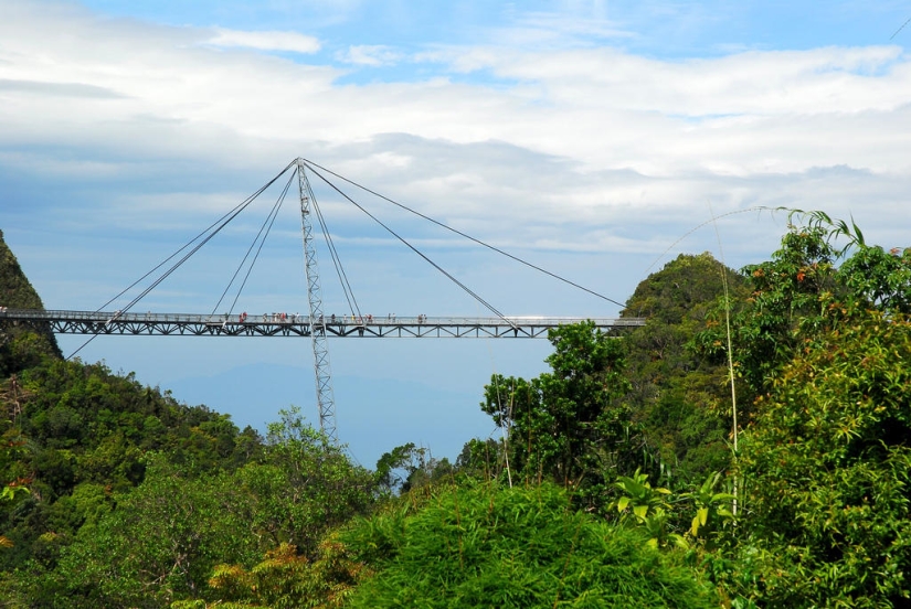 El increíble puente aéreo de Langkawi El increíble puente aéreo de Langkawi