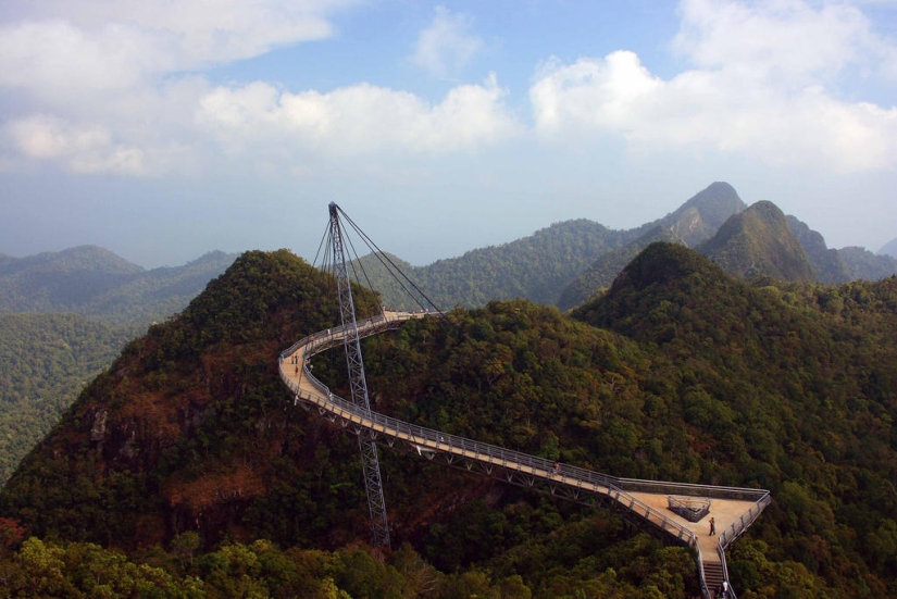 El increíble puente aéreo de Langkawi El increíble puente aéreo de Langkawi