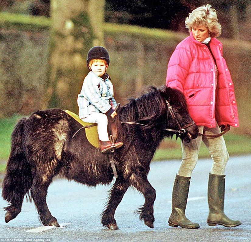 El Principito: cómo era Harry de niño cuando Lady Di aún estaba viva