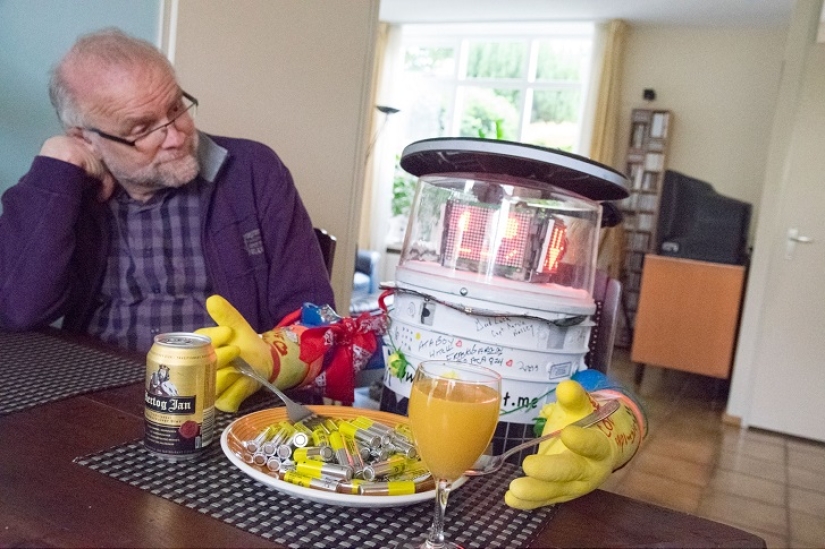 El robot está haciendo autostop