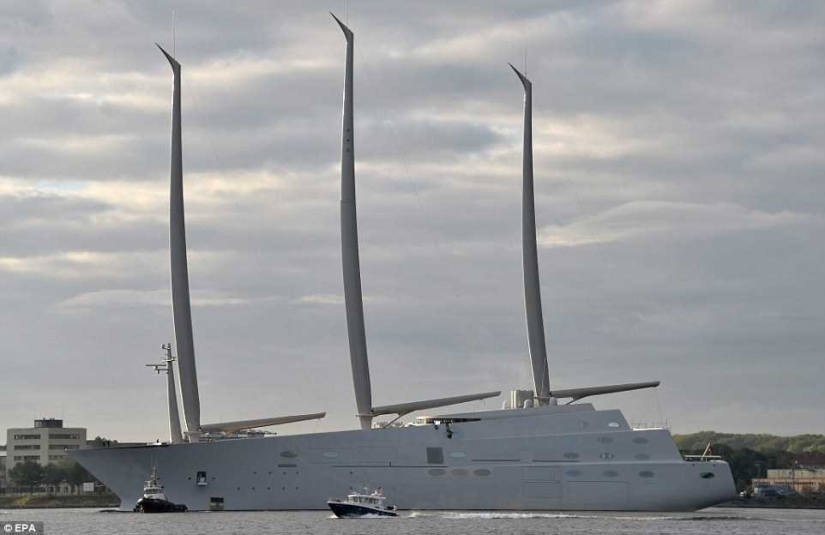 El yate de vela más grande del mundo del multimillonario Melnichenko por $ 400 millones El yate de vela más grande del mundo del multimillonario Melnichenko por $ 400 millones