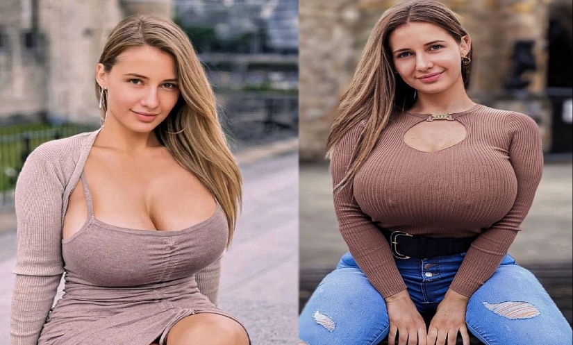 Ella no se esconde detrás de la ropa holgada, sino que, por el contrario, enfatiza sus magníficas formas de todas las formas posibles: la modelo de talla grande Jhanvi Bhattarachya