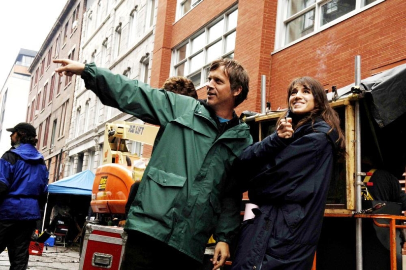 En el set de películas famosas En el set de películas famosas