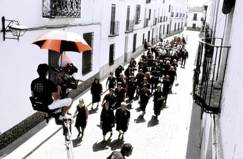 En el set de películas famosas En el set de películas famosas