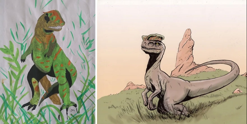 En este grupo en línea, los artistas comparten cómo su trabajo mejoró durante un período de tiempo