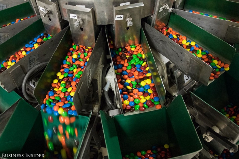 En la fábrica de M&M: cómo producir dulces que se derriten en la boca, no en las manos