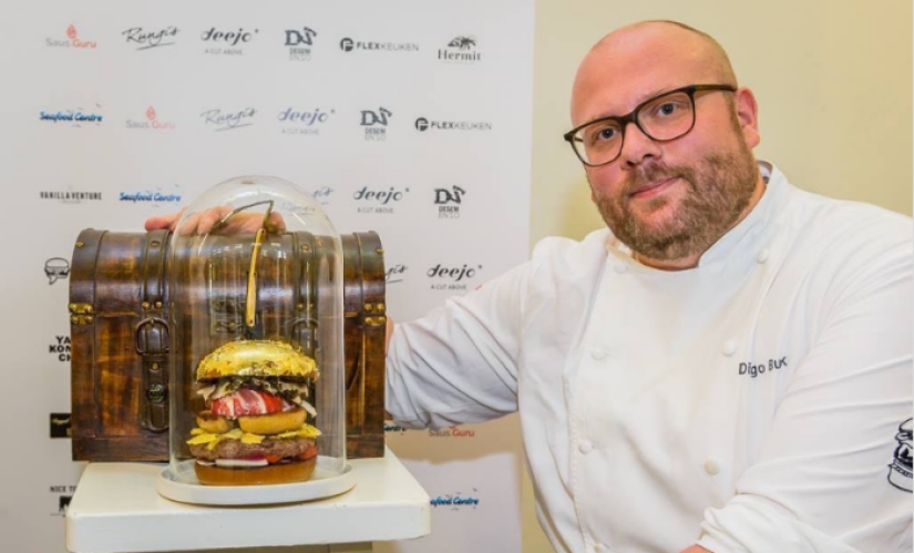 En los Países Bajos, se creó la hamburguesa más cara del mundo a un precio de 131 mil rublos