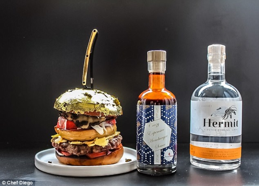 En los Países Bajos, se creó la hamburguesa más cara del mundo a un precio de 131 mil rublos